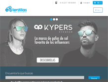Tablet Screenshot of e-lentillas.com